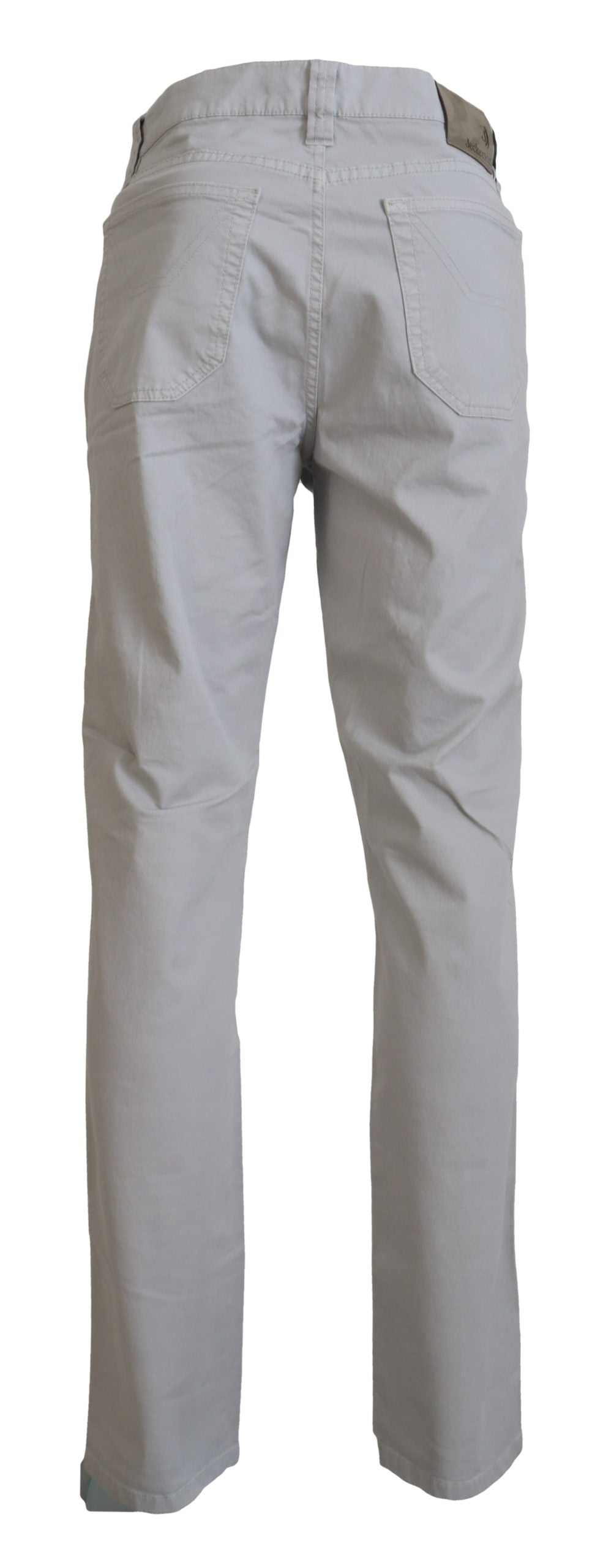 Jeckerson Graue, konische Freizeithose aus Baumwolle für Herren