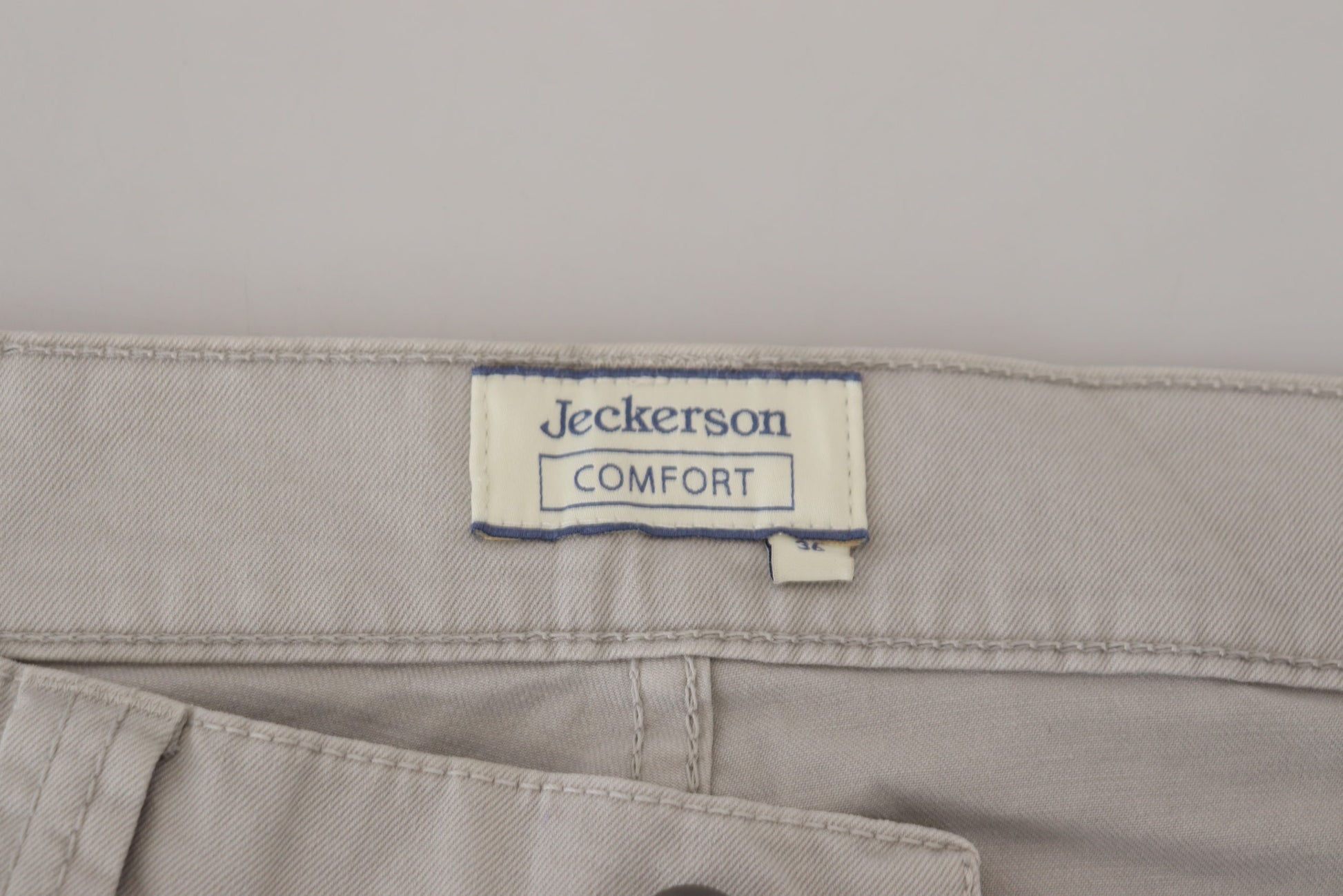 Jeckerson Graue, konische Freizeithose aus Baumwolle für Herren