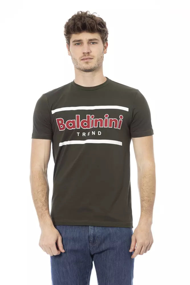 T-shirt homme Baldingini Trend en coton vert