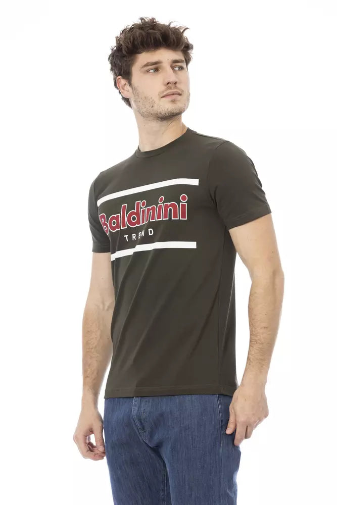 T-shirt homme Baldingini Trend en coton vert