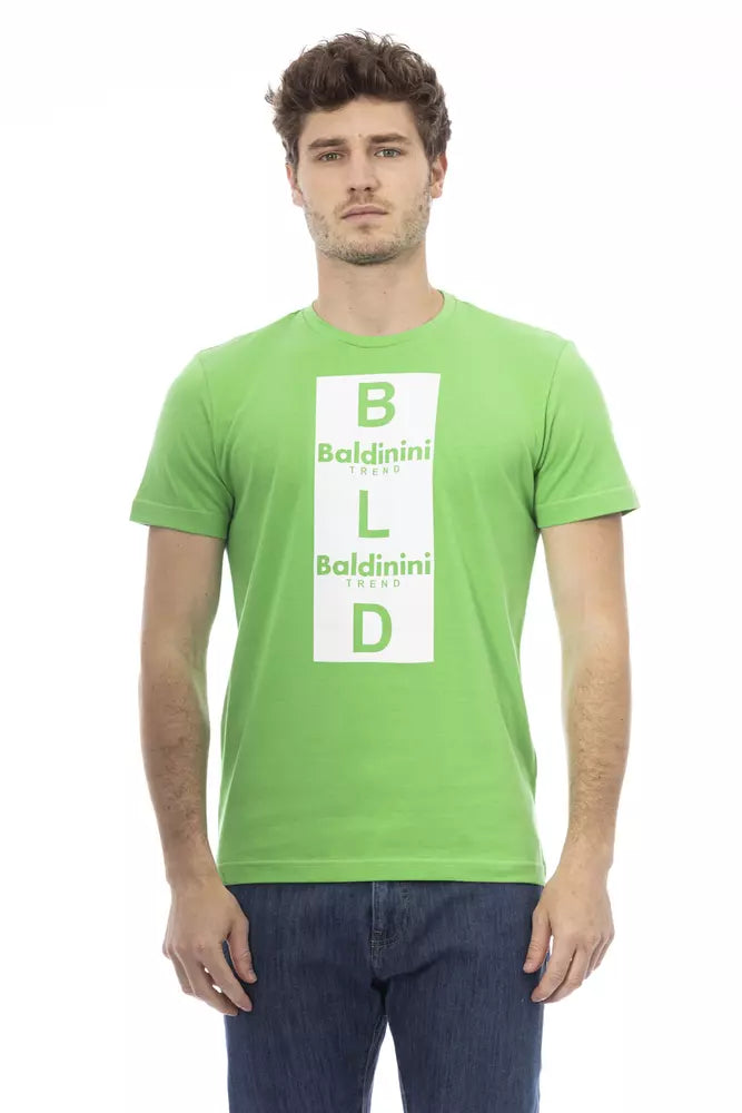 T-shirt homme Baldinini Trend en coton vert