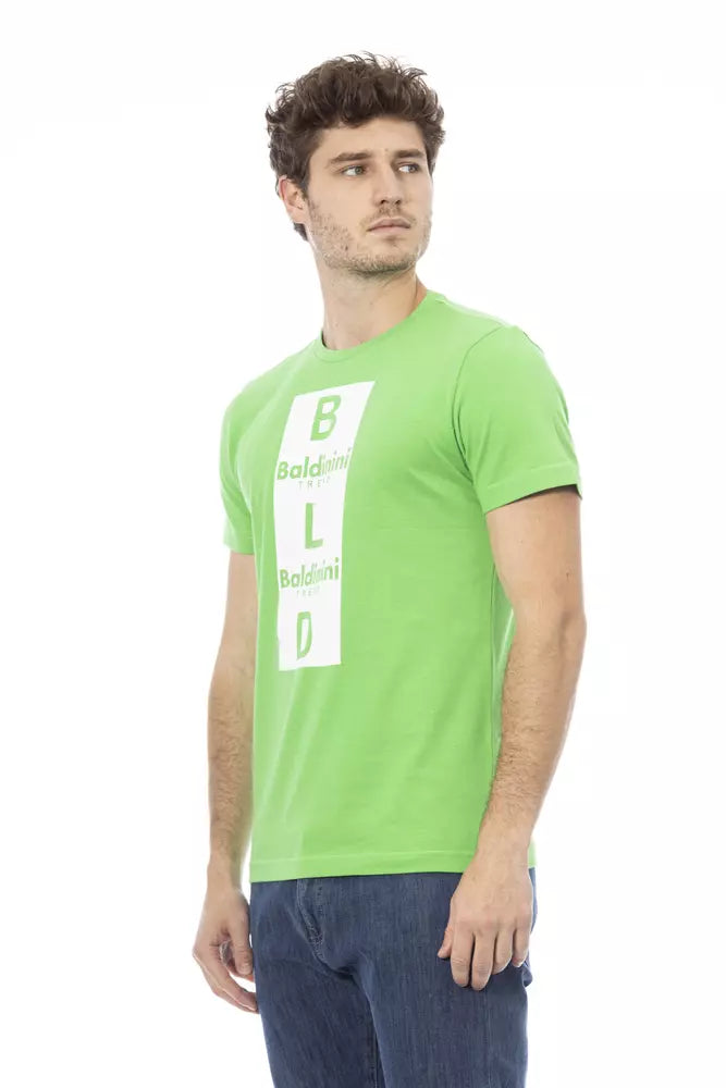 T-shirt homme Baldinini Trend en coton vert