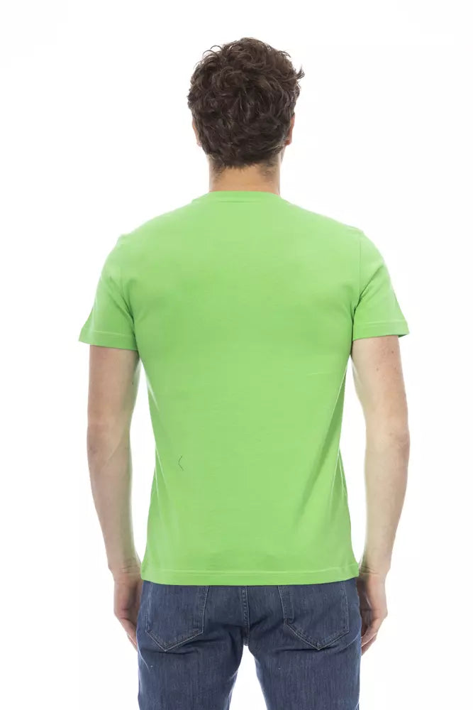 T-shirt homme Baldinini Trend en coton vert