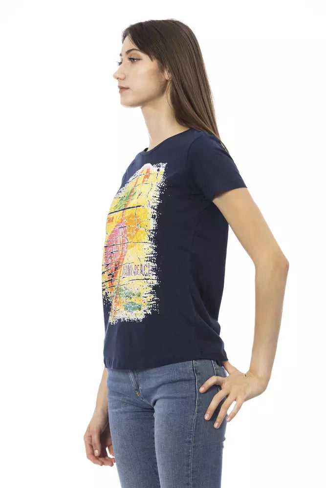 Trussardi Action Blue T-Shirt for Women alternate view