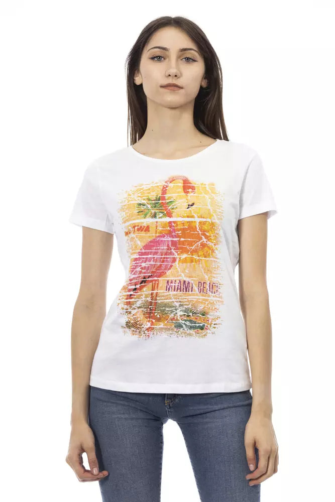 Hauts et T-shirts en coton blanc Trussardi Action