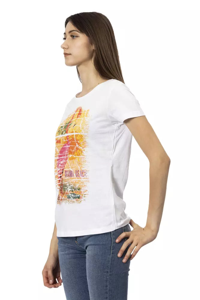 Hauts et T-shirts en coton blanc Trussardi Action