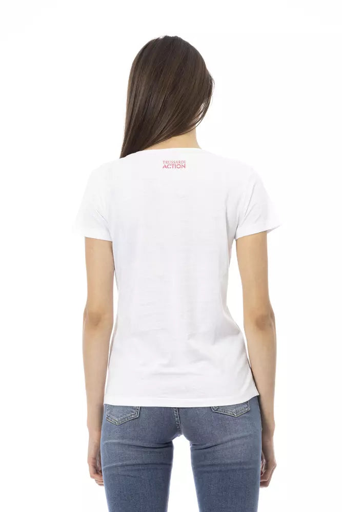 Hauts et T-shirts en coton blanc Trussardi Action