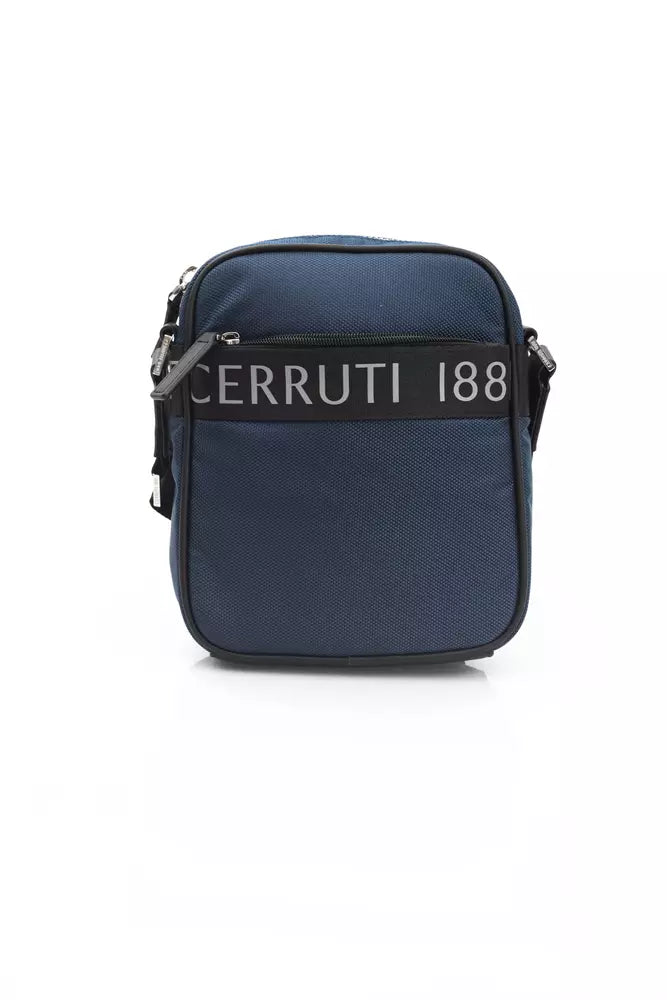 Sac bandoulière Cerruti 1881 en nylon bleu pour femme