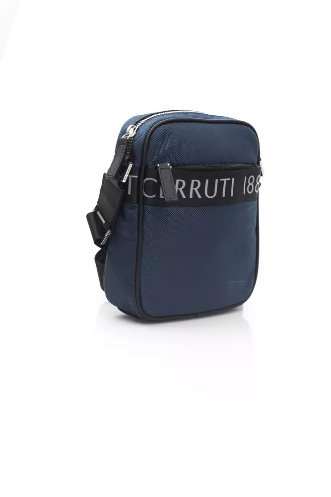 Sac bandoulière Cerruti 1881 en nylon bleu pour femme