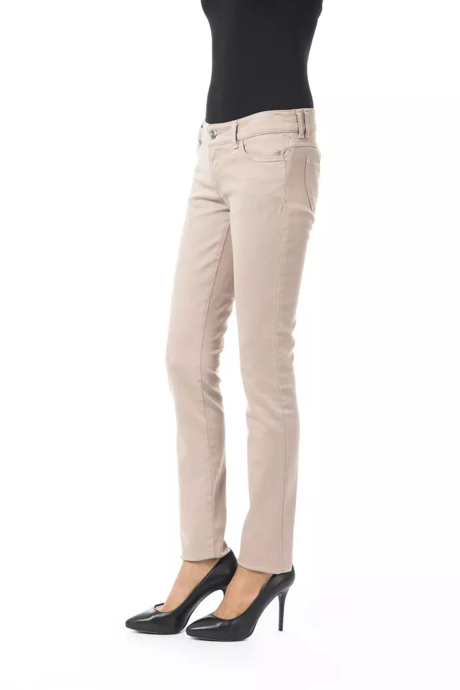 BYBLOS Beige Baumwolle Damen Hosen