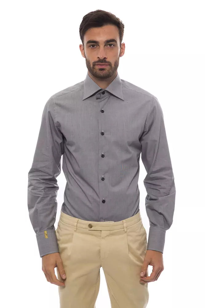 Chemise Homme Billionaire Italian Couture en Coton Noir