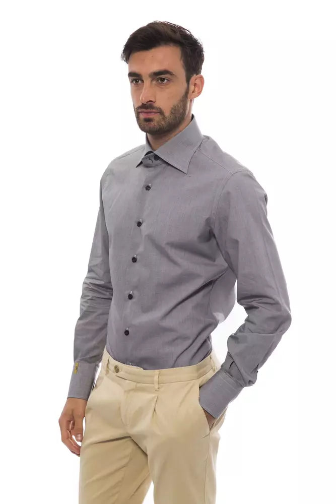 Chemise Homme Billionaire Italian Couture en Coton Noir