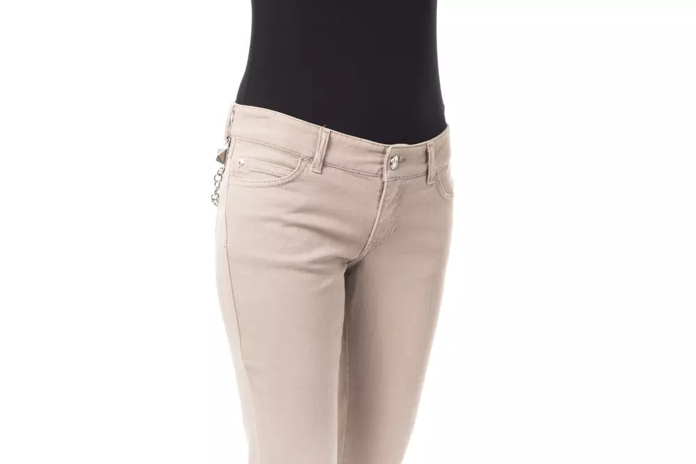 BYBLOS Beige Baumwolle Damen Hosen