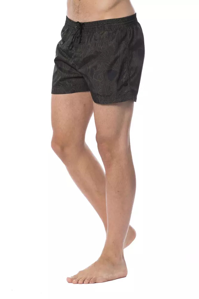 Roberto Cavalli Sport Maillot de Bain Homme Polyester Motif Militaire