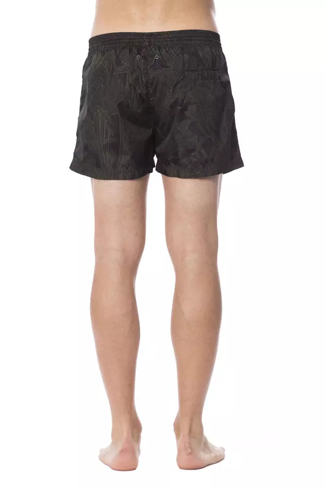 Roberto Cavalli Sport Maillot de Bain Homme Polyester Motif Militaire
