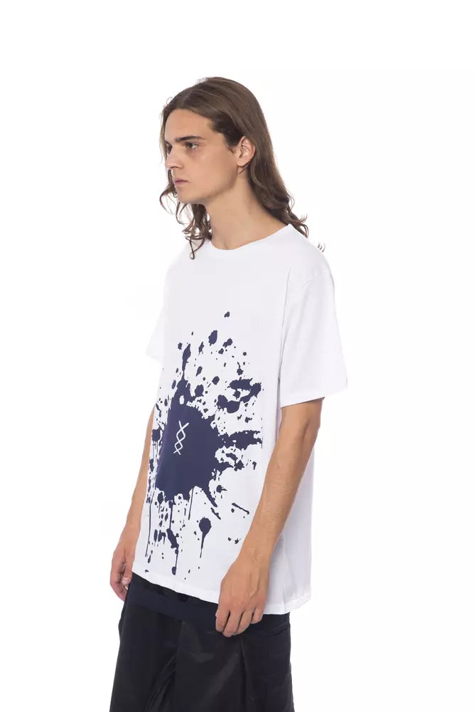 T-shirt blanc en coton pour homme Nicolo Tonetto