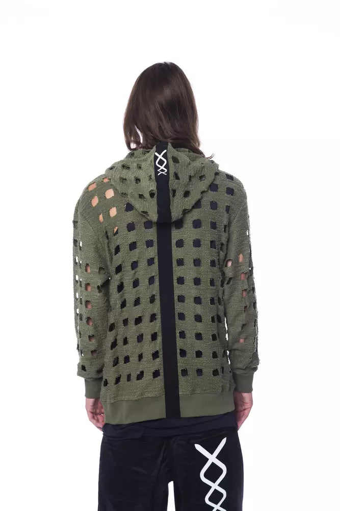 Pull Nicolo Tonetto en coton militaire pour homme