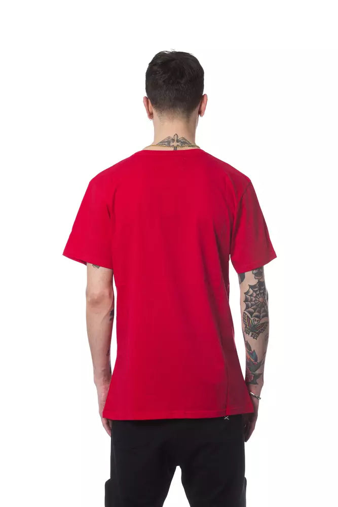 T-shirt en coton rouge pour homme Nicolo Tonetto