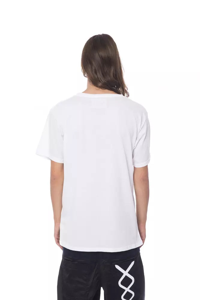 T-shirt blanc en coton pour homme Nicolo Tonetto