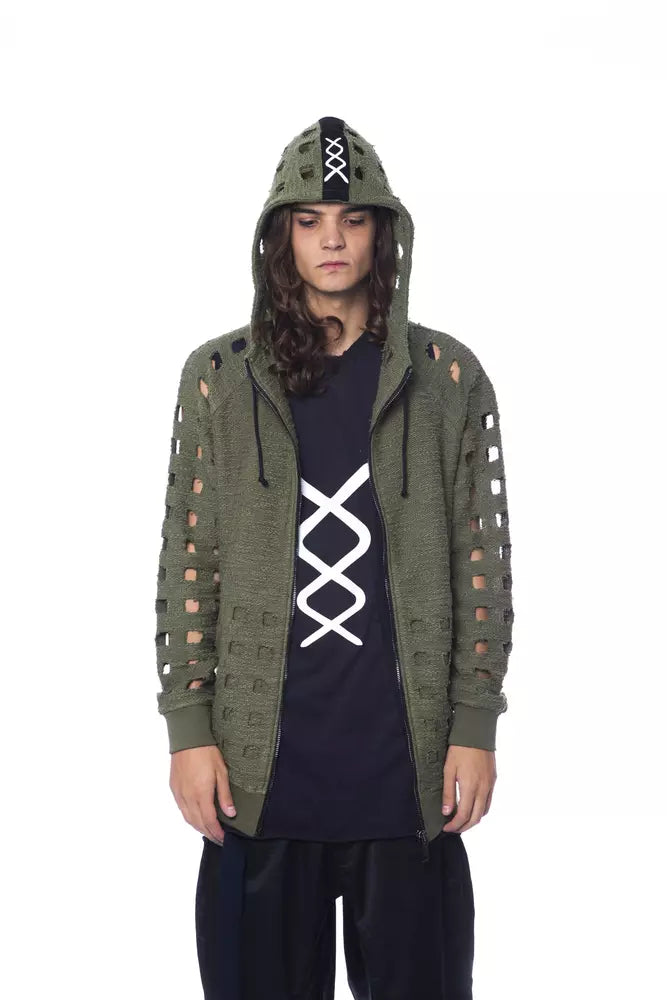 Pull Nicolo Tonetto en coton militaire pour homme