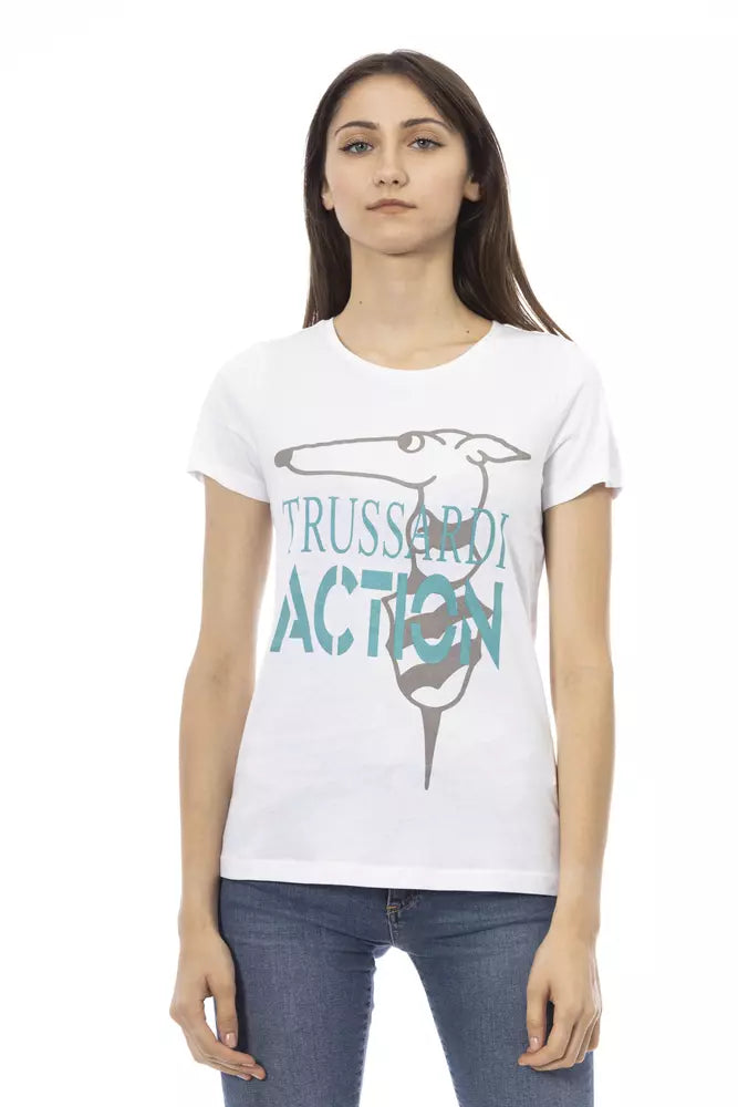 T-shirt Trussardi Action en coton blanc