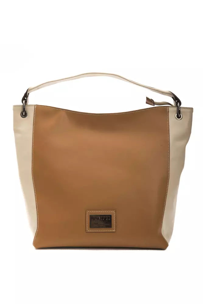 Sac à bandoulière en cuir marron pour femme Pompei Donatella
