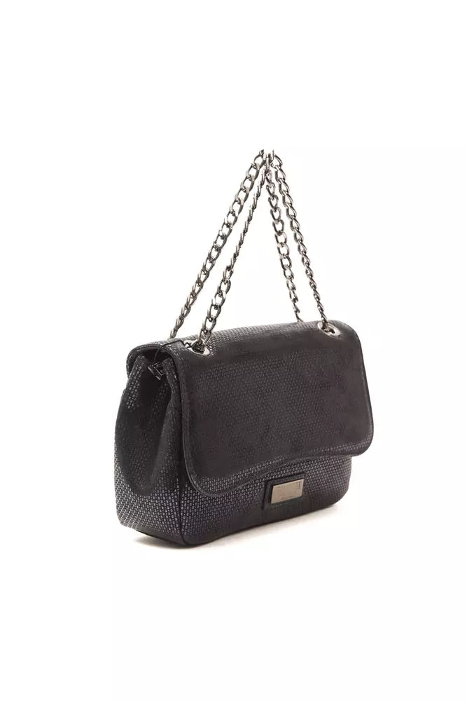 Sac bandoulière en cuir bleu pour femme Pompei Donatella
