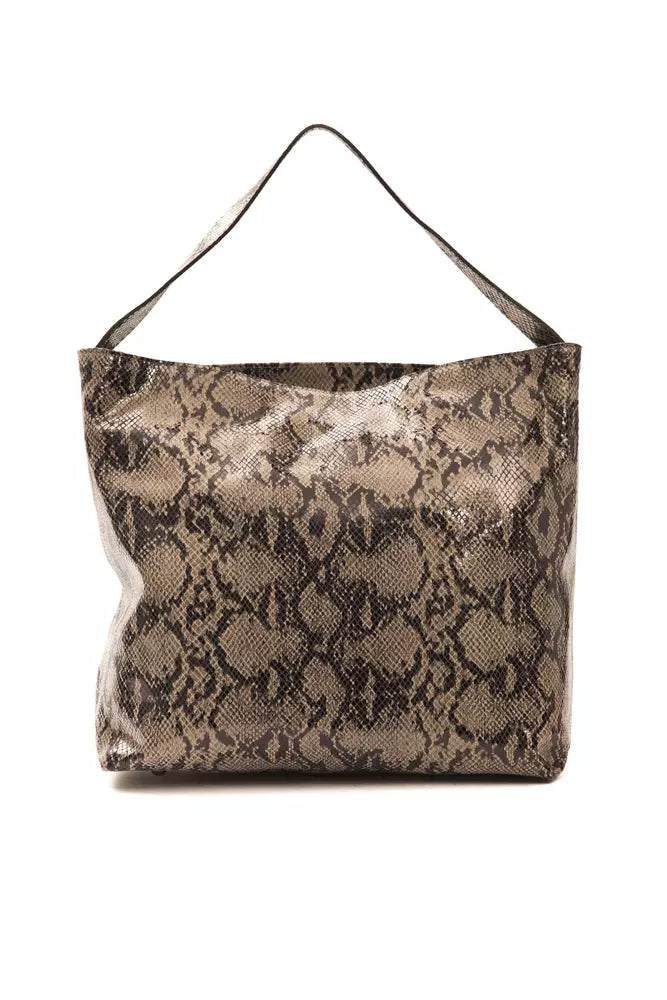 Sac à bandoulière en cuir marron Pompei Donatella pour femme