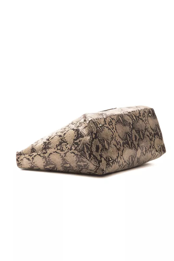 Sac à bandoulière en cuir marron Pompei Donatella pour femme