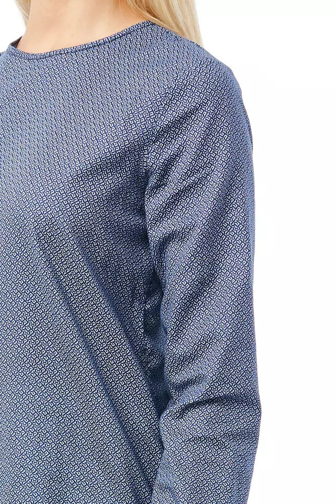 Bagutta Blaue Baumwollbluse für Damen