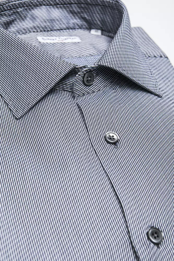 Chemise Robert Friedman en coton bleu pour homme