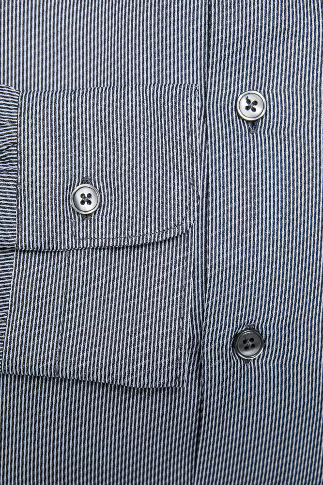 Chemise Robert Friedman en coton bleu pour homme