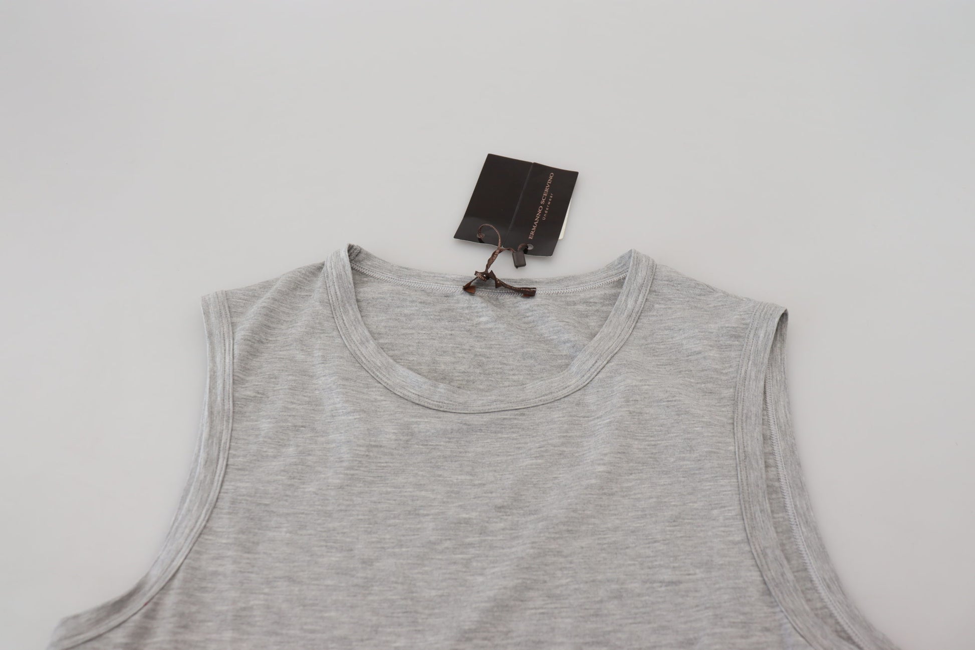 T-shirt sans manches gris pour homme Ermanno Scervino