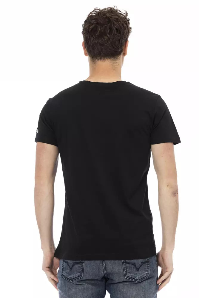 T-shirt Homme Trussardi Action en Coton Noir