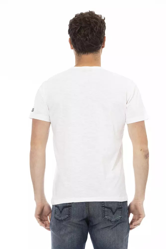 T-shirt Trussardi Action en coton blanc pour homme