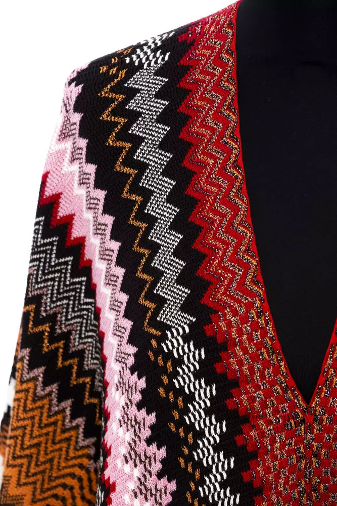 Missoni Mehrfarbiger Wolle Damen Poncho