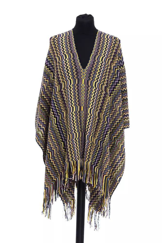 Missoni Poncho en Laine Multicolore pour Femme
