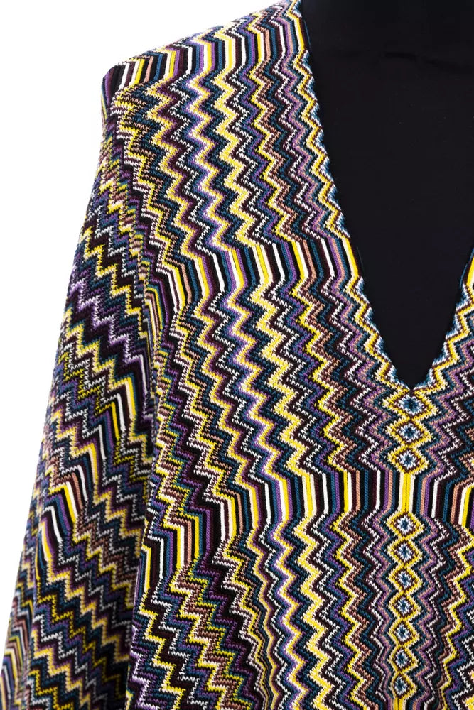 Missoni Poncho en Laine Multicolore pour Femme