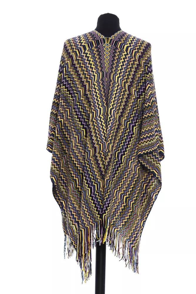 Missoni Poncho en Laine Multicolore pour Femme