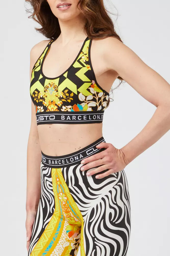 Haut femme Custo Barcelona en polyamide jaune