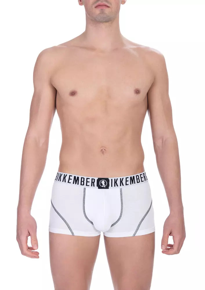 Bikkembergs – Unterhosenpaket aus weißer Baumwolle für Herren