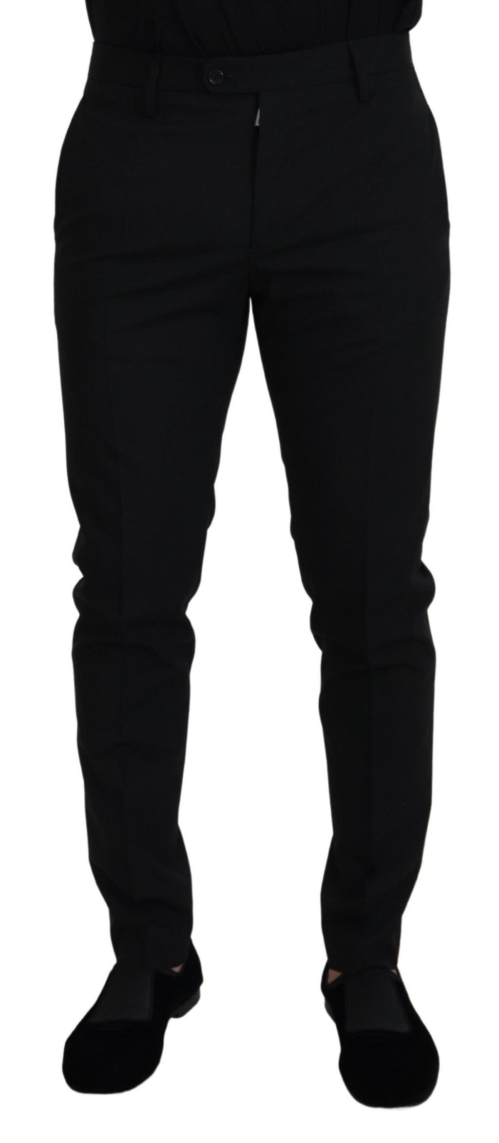 Pantalon de costume Dolce & Gabbana en polyester noir