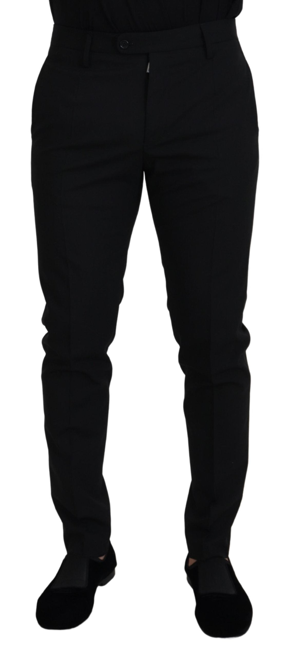 Pantalon de costume Dolce & Gabbana en polyester noir