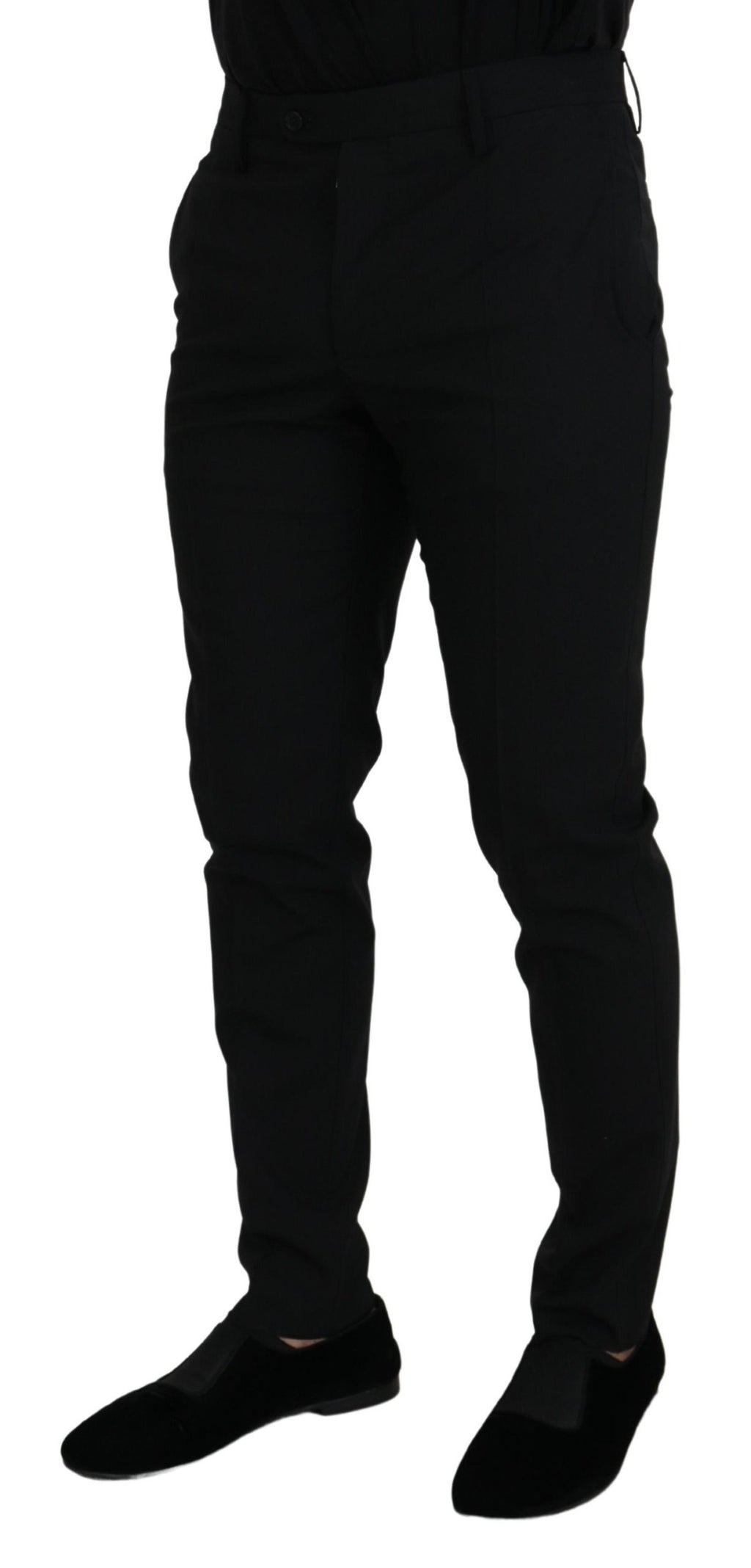 Pantalon de costume Dolce & Gabbana en polyester noir