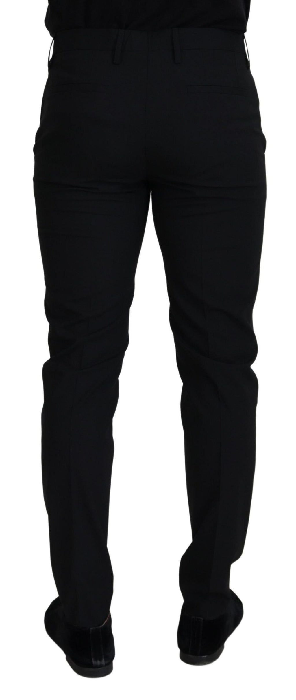 Pantalon de costume Dolce & Gabbana en polyester noir