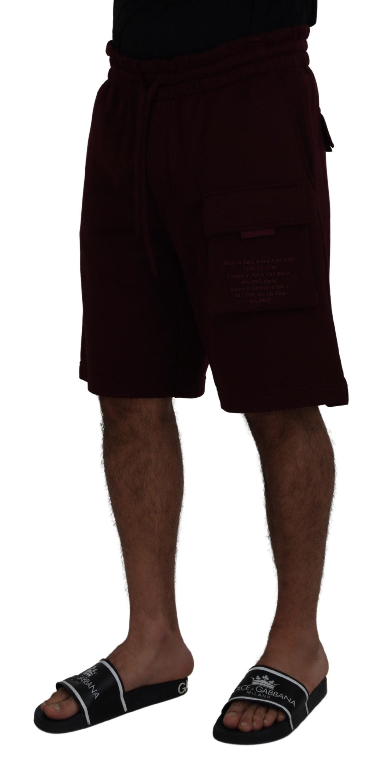 Short cargo bermuda homme marron Dolce & Gabbana