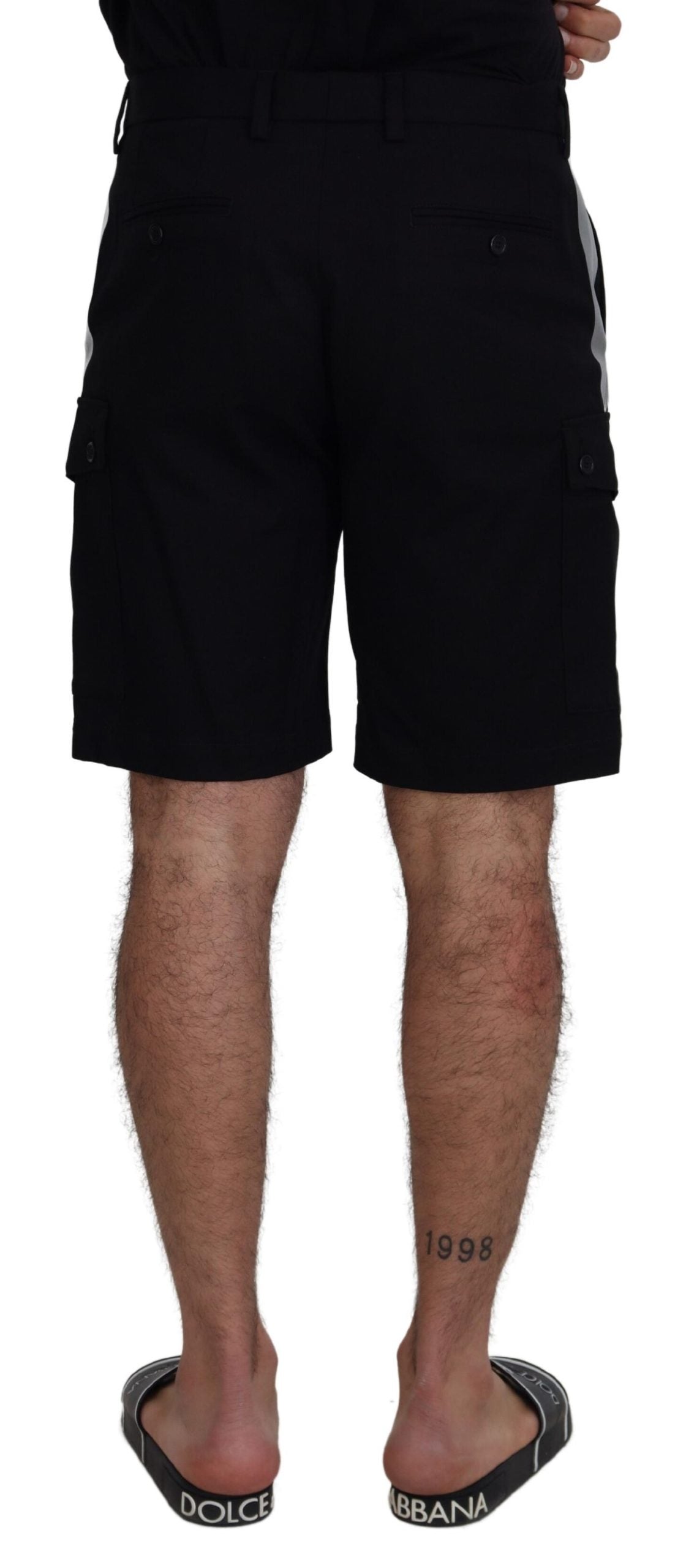Short décontracté Dolce & Gabbana Bermuda Cargo noir