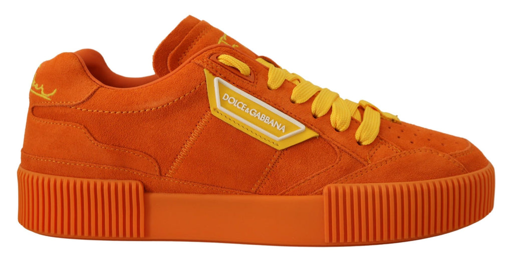 Chaussures Sneakers Dolce & Gabbana en cuir orange P.j. Tucker