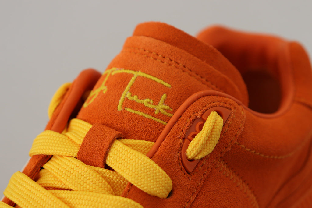 Chaussures Sneakers Dolce & Gabbana en cuir orange P.j. Tucker