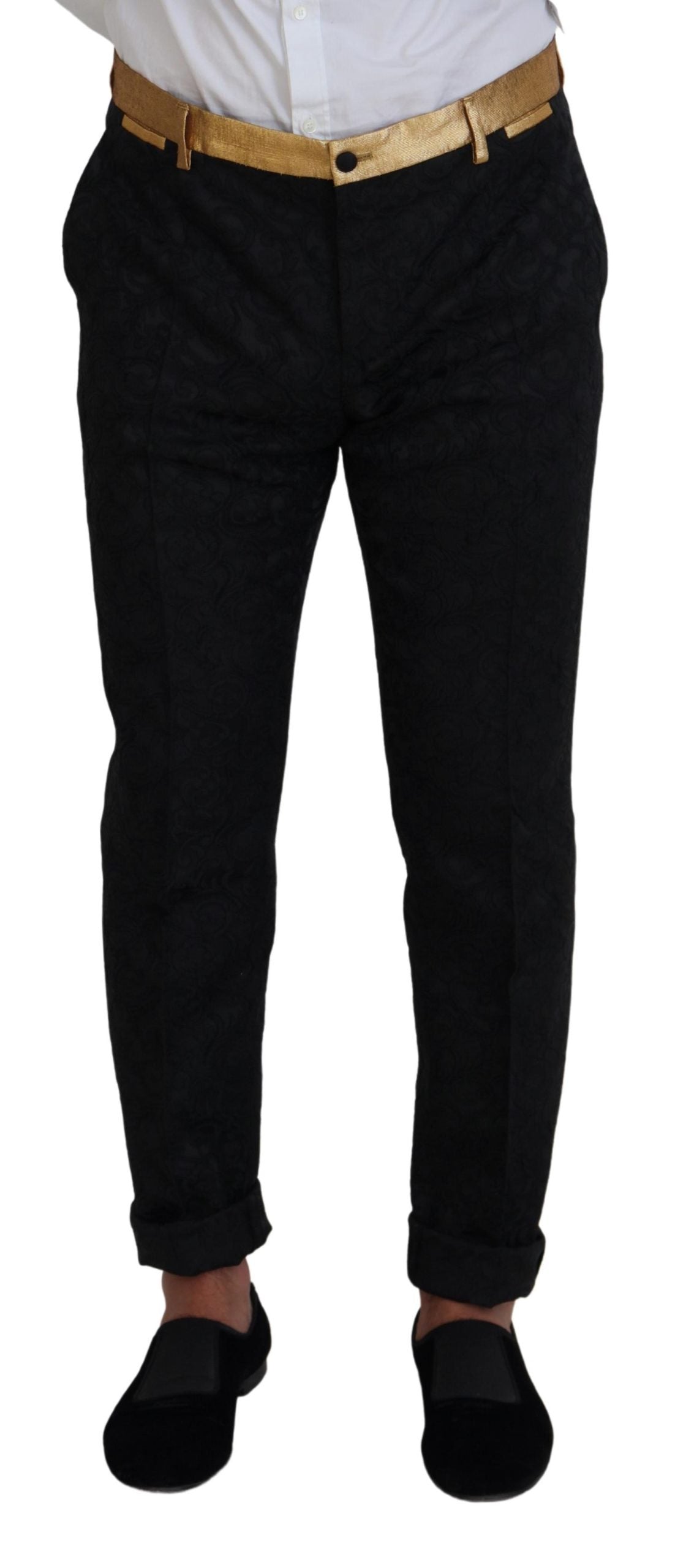 Dolce & Gabbana Black Gold Fantasy Smokinganzug Slim Fit